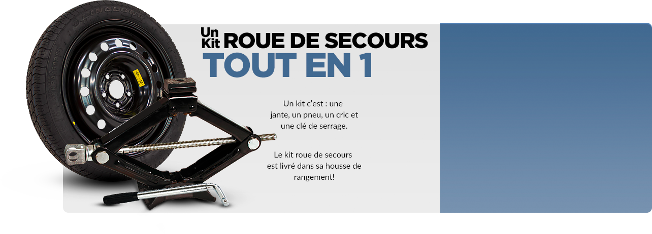 Kit roue de secours. - Kit roue de secours